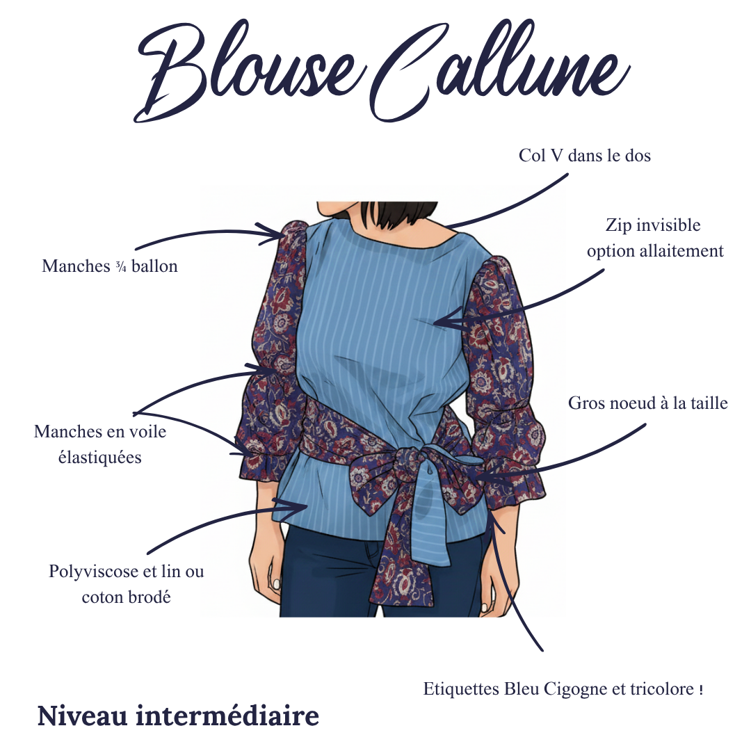 Blouse Callune — Box couture