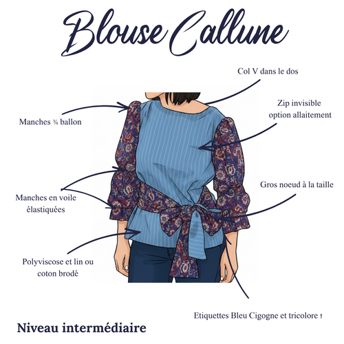 Blouse Callune — Box couture